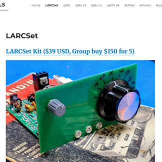 [取寄]LARCSet-7MHz帯SSB/CWトランシーバ制作キット